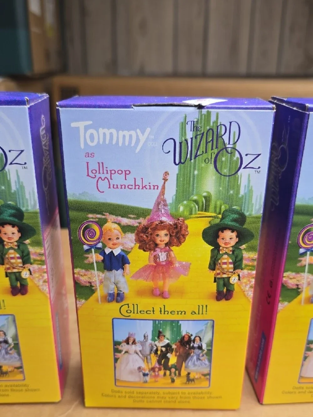 The Wizard of Oz Mini Doll Set - Kelly, Tommy & Mayor Dolls 1999 Barbie